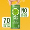 IZZE Sparkling Juice Beverage Blend, Apple, No Sugar Added, 8.4 FL OZ, 24 Cans - 3 of 4