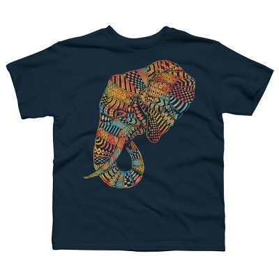 Boy's Design By Humans Elephant (Majestic) By kase T-Shirt