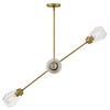 Lark Livie 4 - Light Chandelier in  Lacquered Brass - 4 of 4