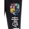 Harry Potter Adult Mens' Hogwarts Crest Collegiate Style Pajama Lounge Pants - 3 of 3