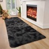 Plush Fuzzy Rugs Ultra Soft Fluffy Furry Rugs Non Slip Non Shedding Area Rug Indoor Carpet Nursery Rugs for Kids Room Bedroom Home Decor - 2 of 4