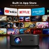GOODEE Movie Projector with NETFLIX/Prime Video/YouTube Built-in, 100,000+ Apps Supported, Projector Compatible with HDMI/USB/iOS/Android/Windows - 2 of 4