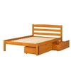 Donco Kids Full Econo Dual Under Bed Drawers in Honey Finish Platform - 4 of 4