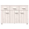 vidaXL Sideboard HAMAR White 44.5 in.x15.7 in.x31.5 in. Solid Wood Pine - 4 of 4