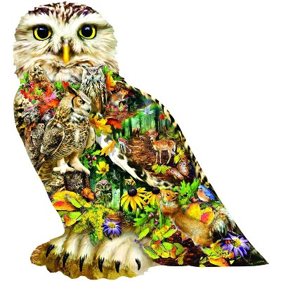 Sunsout Forest Messenger 650 pc Special Shape  Jigsaw Puzzle 95078