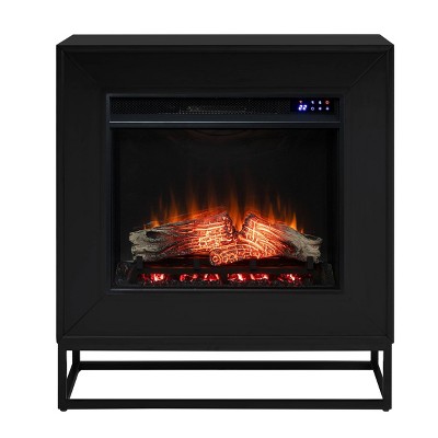 Frescan Contemporary Touch Panel Fireplace Black - Holly & Martin