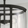 Capital Lighting Brennen 3 - Light Semi-Flush Mount in  Black Iron - 3 of 3