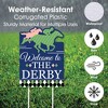 Big Dot of Happiness Kentucky Horse Derby - Party Decorations - Horse Race Party Welcome Yard Sign - 3 of 4