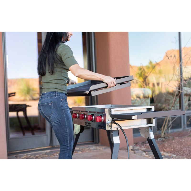Camp Chef Portable 4 burner Flat Top Gas Grill FTG600P, 4 of 17