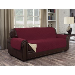 J&V TEXTILES Reversible Furniture Cover for Dogs and Cats-Water Resistant - 1 of 4
