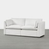 Spruce & Spring Power Reclining Sectional Sofa Couch, Cream-Loveseat - 4 of 4