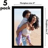 Americanflat 5 Pack of Picture Frames - Plexiglass Cover - 2 of 4