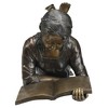 Design Toscano Young Scholar Reading Girl Bronze Garden Statue - 3 of 4