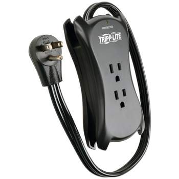 Tripp Lite 3-Outlet Travel-Size Surge Protector with 2 USB Ports