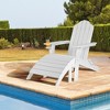 Tangkula HDPE Adirondack Folding Ottoman Outdoor Footstool All-Weather Footrest - 4 of 4