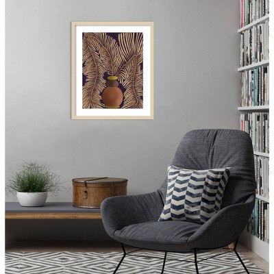Regina Morre Svelte Natural Framed Abstract Botanical Print