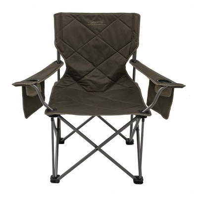 Clay Heavy-Duty Steel Frame Camping Chair with Armrests