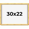 PosterPalooza | Minimalist Shadow Box Gold Picture Frame - UV Acrylic, Backing Board, Hanging Hardware - 2 of 4