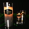 Pavilion Gift Company - Love Lives Here - 9" Smoke Luster Realistic Flame Candle   - Flame Candles - 2 of 4