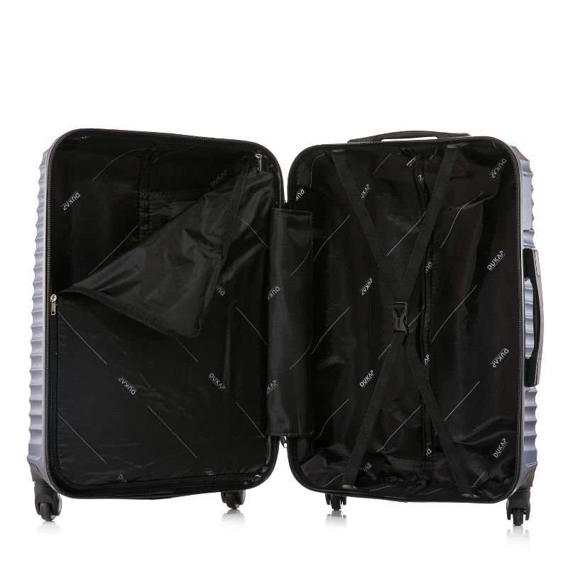 DUKAP Adly Lightweight Hardside Checked Spinner Luggage Set 3pc, 4 of 9