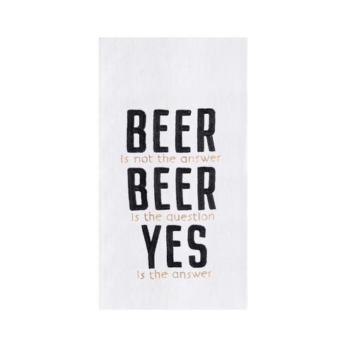 C&F Home Beer Is The Answer Towel - image 1 of 3