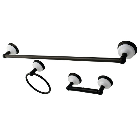 4pc Restoration Towel Bar Bathroom Hardware Set - Kingston Brass