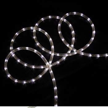 Northlight 100ft Pure White LED Christmas Rope Lights