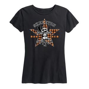 Women's - Lilo and Stitch - Skeleton Stitch Short Sleeve Graphic T-Shirt - 1 of 4