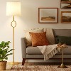 Metal Ring Floor Lamp Brass (includes Led Light Bulb) - Threshold ...