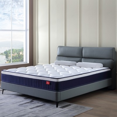 VYNXARIA Queen Size 10 Inch Plush Memory Foam Pocket Spring Hybrid Mattress In A Box With Certipur-US Certified Memory Foam
