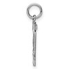 Black Bow Jewelry Sterling Silver, Varsity Collection, Small D/C Pendant, Number 44 - 2 of 4