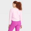 Women's Ribbed Side-Cinch Long Sleeve Top - All In Motion™ - 4 of 4
