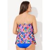 Swimsuits for All Women's Plus Size Flyaway Bandeau Tankini Top - 3 of 4