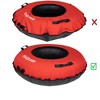 GoSports 44 Inch Heavy-Duty Winter Snow Tube with Premium Canvas Cover - Commercial Grade Sled - 4 of 4