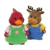 Li'l Woodzeez Miniature Animal Figurine Set Friendz Club Forest Set - 3 of 3
