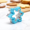 Unique Bargains Biscuit Cutter Medium Snowflake Cookie Cutter Hand Washable Stainless Steel Plastic 2.8"x3.2"1.6" 1Pcs - 2 of 4
