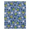 NoJo Star Wars The Child Cutest in the Galaxy Blue, Green, and Gray, Grogu, Stars, and Hover Pod Super Soft Toddler Blanket - 2 of 4