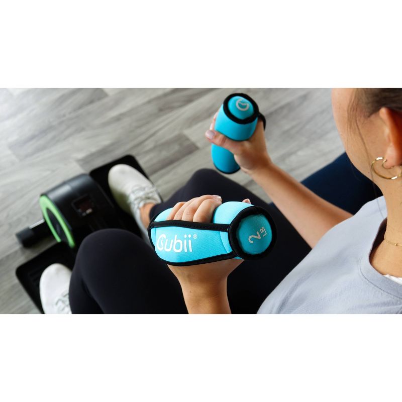 Cubii Comfii Grip Hand Weights 2pc - Blue 2lbs, 3 of 8