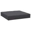 vidaXL Outdoor Pallet Cushions - 3 Piece Set - Anthracite Color, Oxford Fabric Material, Hollow and Foam Fiber Filled - 3 of 4