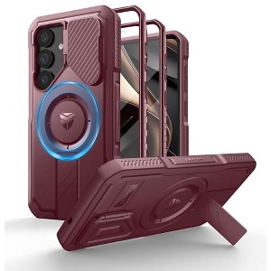 Dexnor for Samsung Galaxy S25 Case with Camera Cover & Adjustable Kickstand & Built-in Screen Protector, Magnetic Cover (2025) - 1 of 1