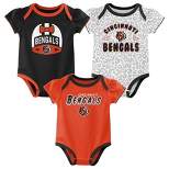 NFL Cincinnati Bengals Baby Girls' Onesies 3pk Set