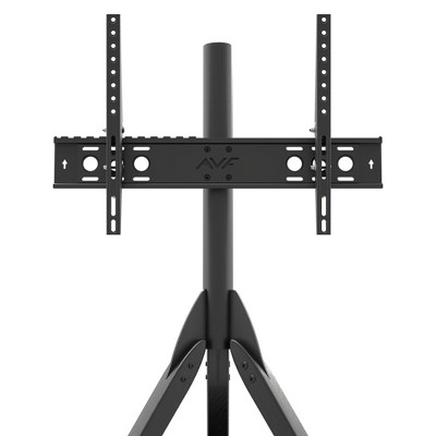 Hoxton Black Wood Tripod TV Stand with Mount and Shelf