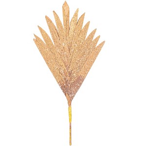 Vickerman 18" Artificial Designer Palm Fan, 3 per bag - 1 of 4