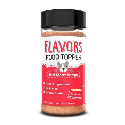Flavors Food Topper Dog Treats - 3.1oz