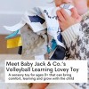 Baby Jack The Learning Lovey Volleyball Bump Set Spike Sports Tag Toy Soother 10" x 10" - 2 of 4