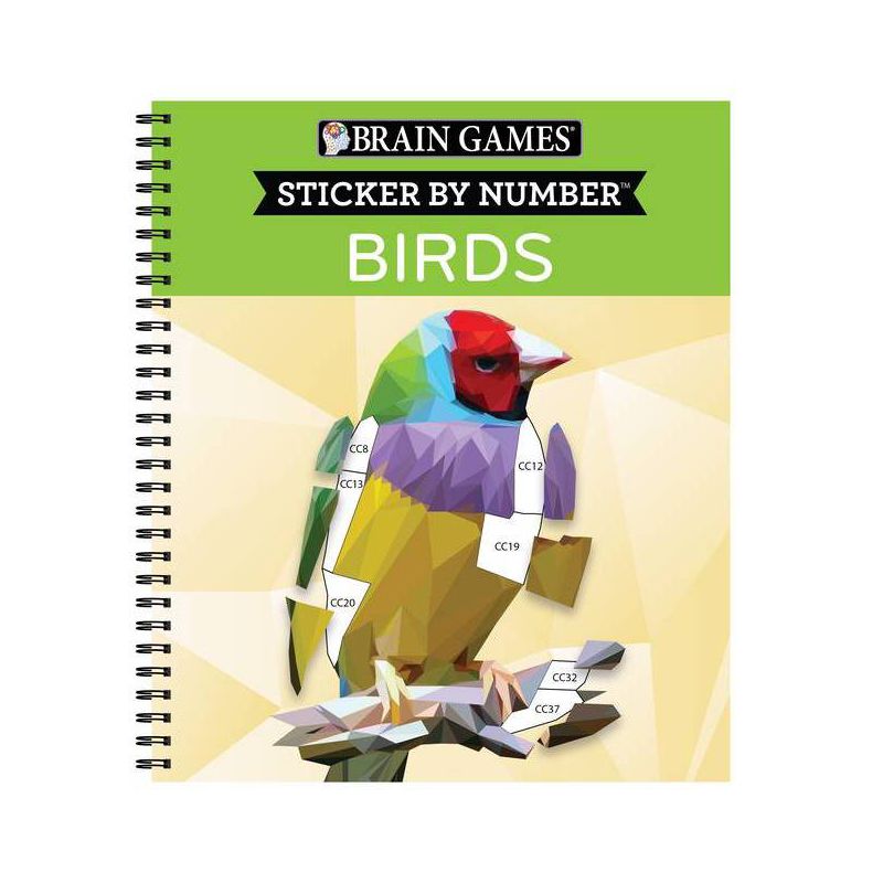 Brain Games - Sticker by Number: Birds (42 Images to Sticker) - by  Publications International Ltd & Brain Games & New Seasons (Spiral Bound), 1 of 2