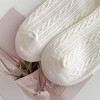 Anna-Kaci Women's 3 Pairs Quarter Socks Heart Accent Knit Stretchy Comfortable Fit Everyday Casual Wear - 3 of 4