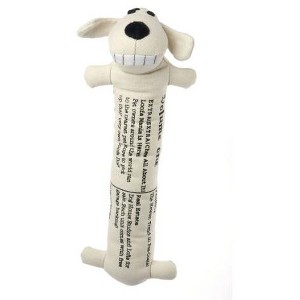 Multipet Loofa Gazette: A Plush Canvas Loofa Shaped Like a Newspaper - 1 of 1