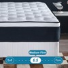 Itopfox Full Hybrid Mattress with Pillow Top, Memory Foam and Pocket Spring for Medium Firm Support, Comfortable Sleep - 4 of 4
