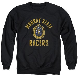 Murray State University Official Racers Logo Adult Crewneck Sweatshirt, Black - 1 of 4